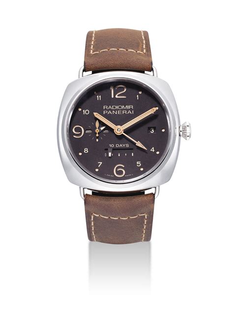 PANERAI. A STAINLESS STEEL LIMITED EDITION CUSHION .